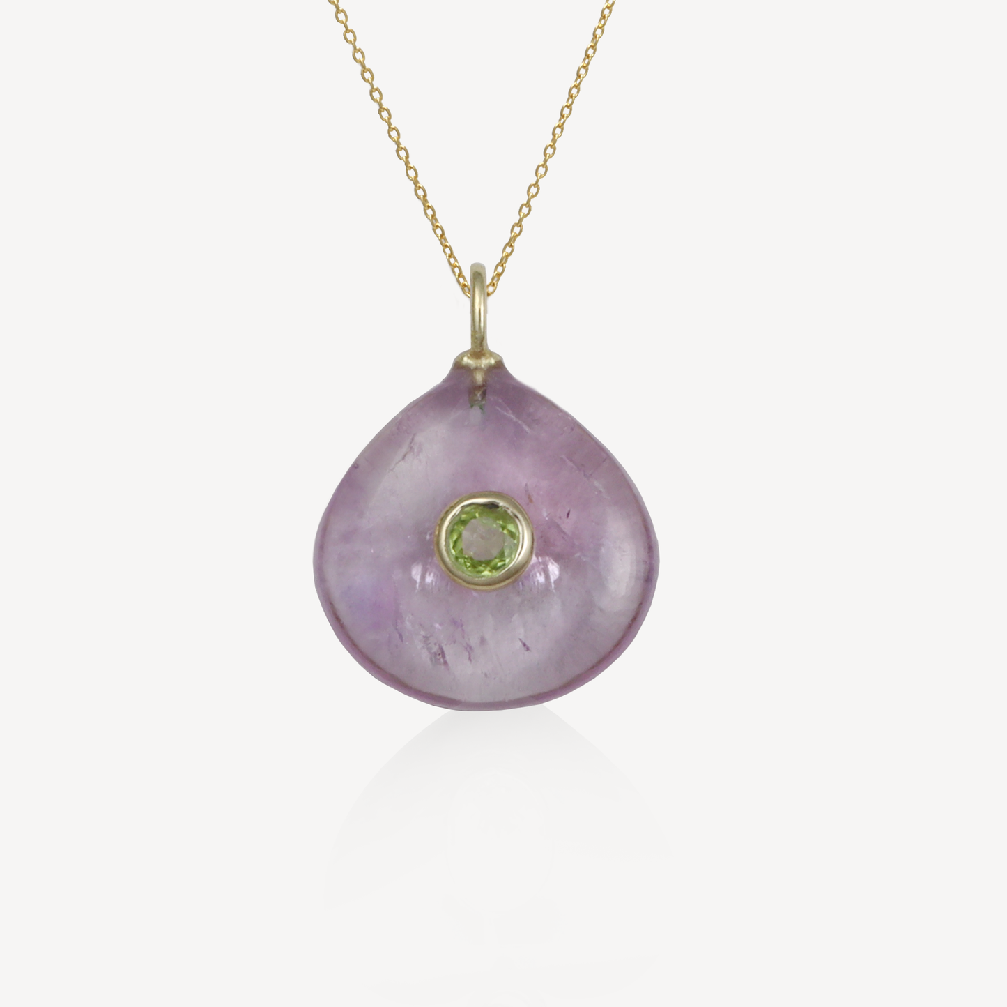 Medium Amie Amethyst Pendant