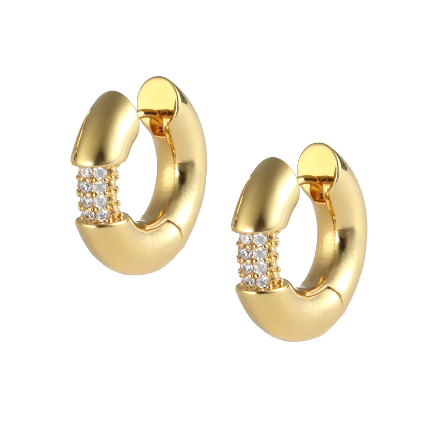 Gold Bonnie Hoops