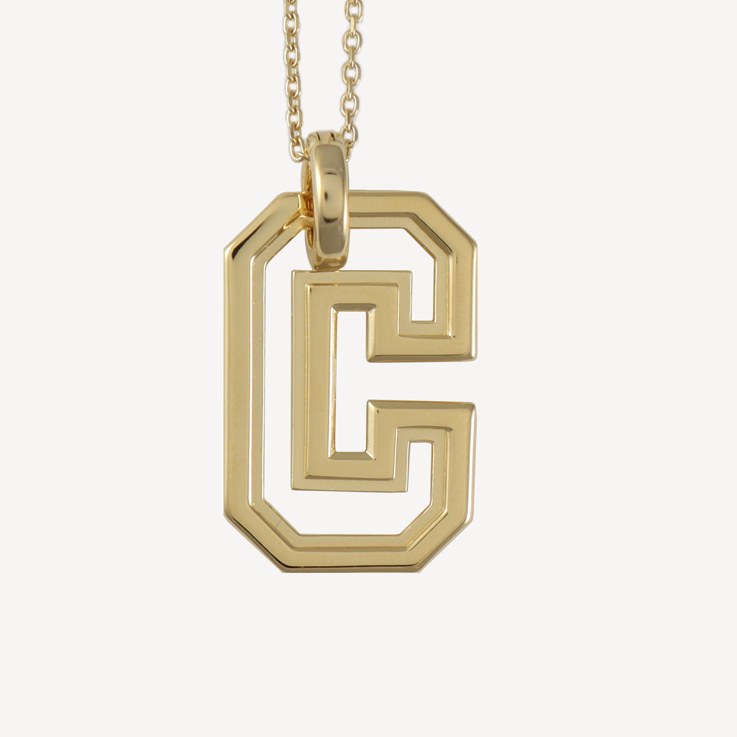 Oversized Letterman Necklace