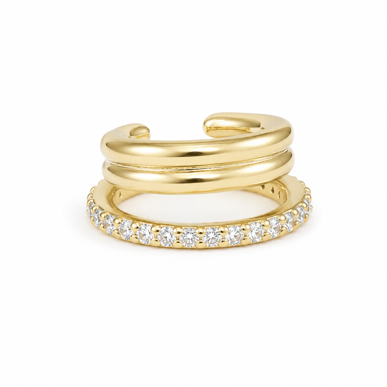 Stacked Ear Cuff
