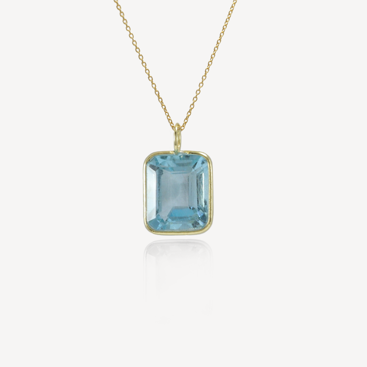 Gemma Blue Topaz Pendant