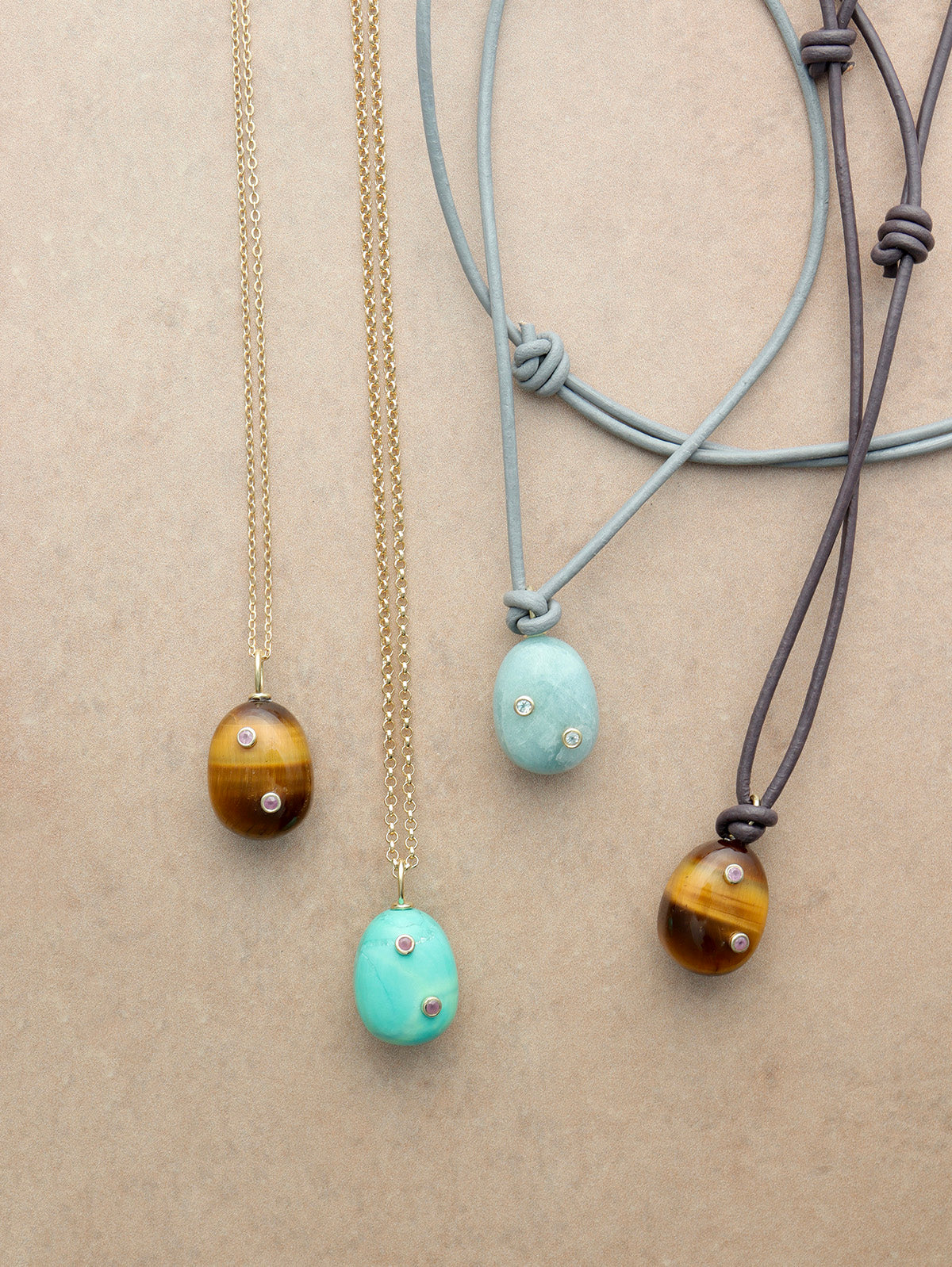 Aquamarine Pietra Necklace