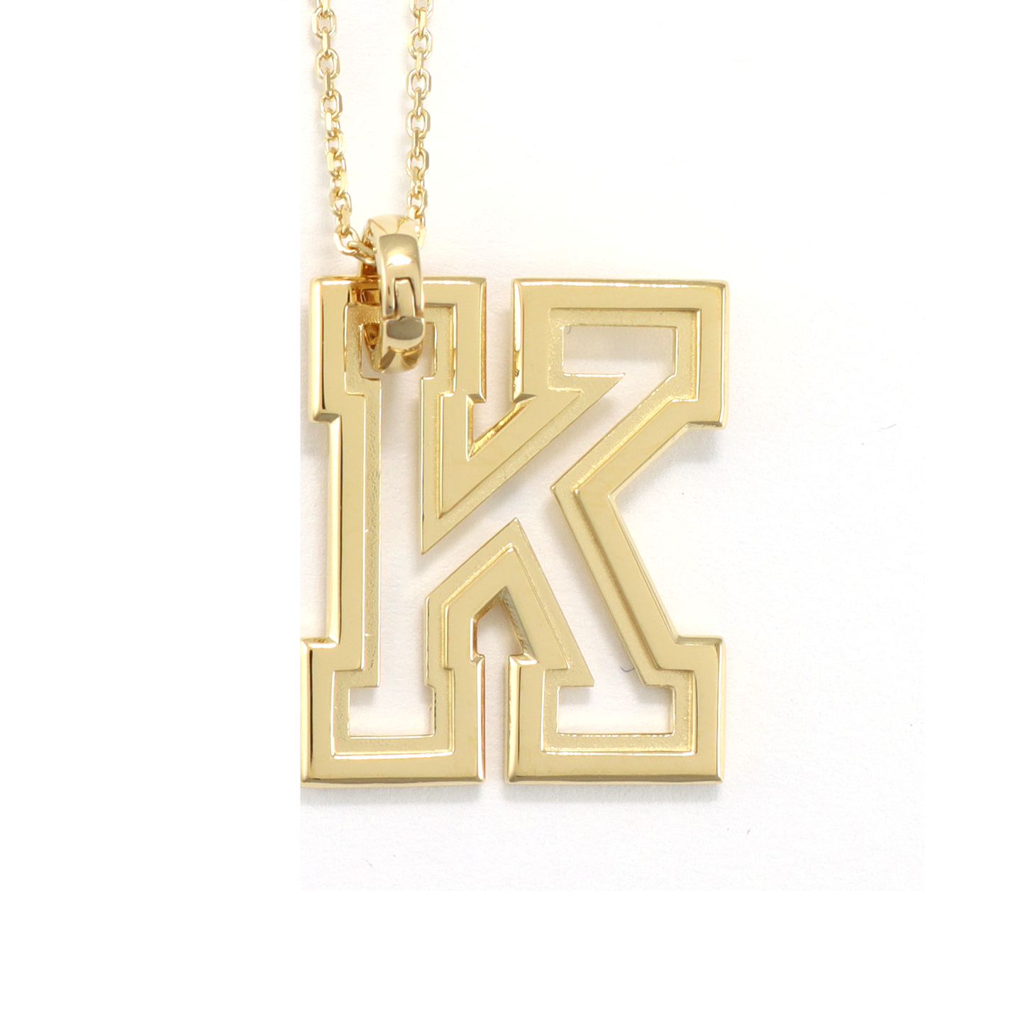 Oversized Letterman Necklace