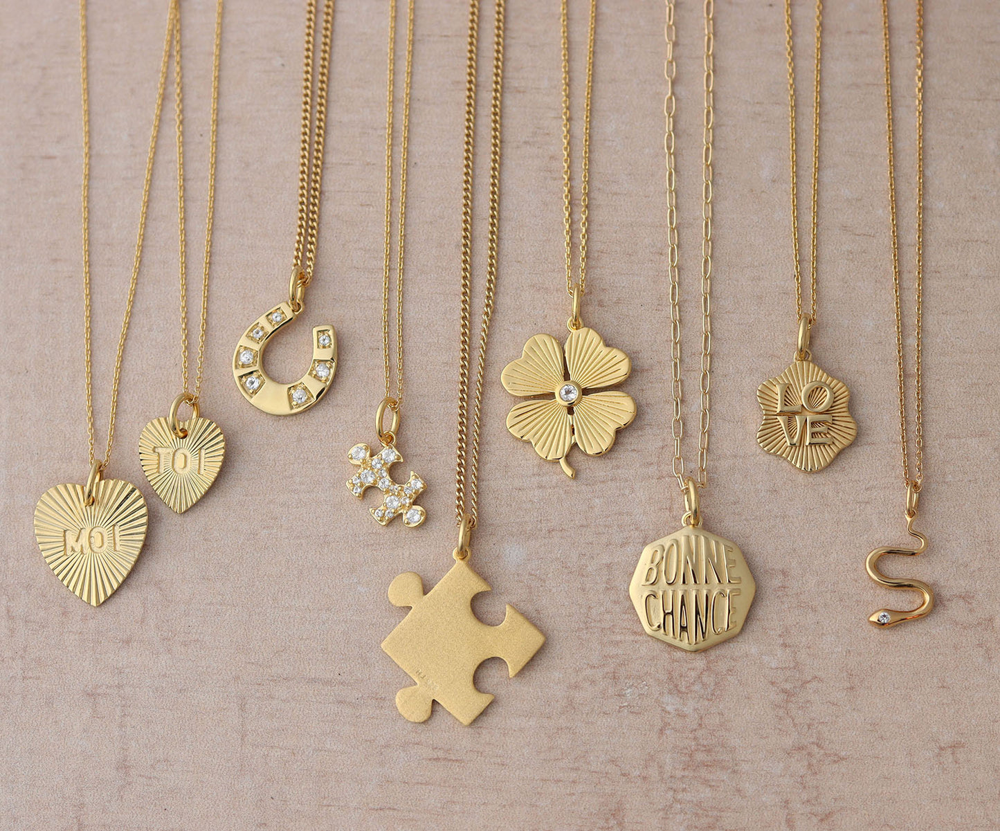 Fortuna Horseshoe Necklace