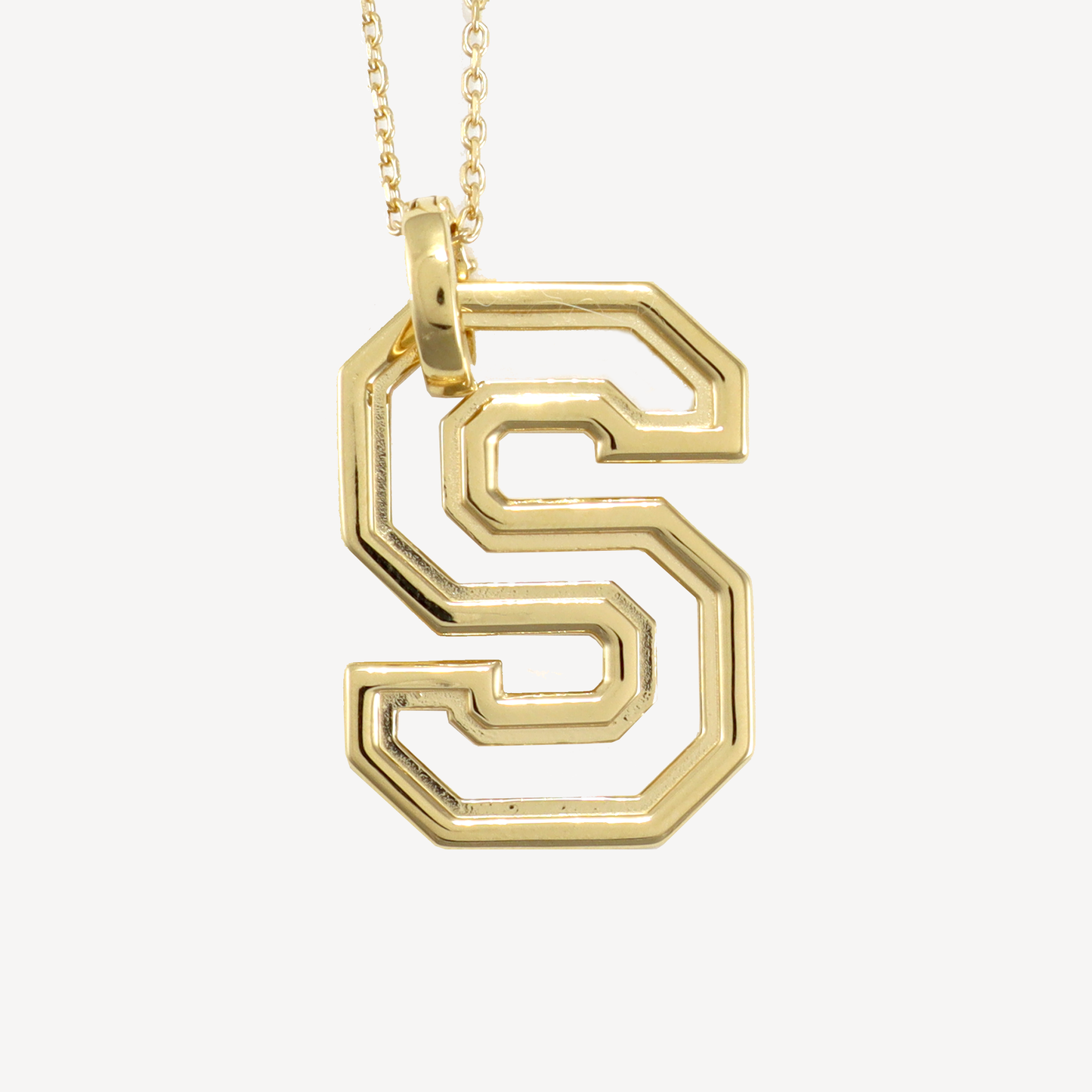 Oversized Letterman Necklace
