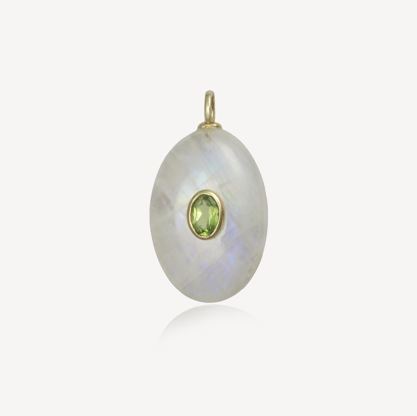 Large Sol Moonstone Pendant (No Chain)