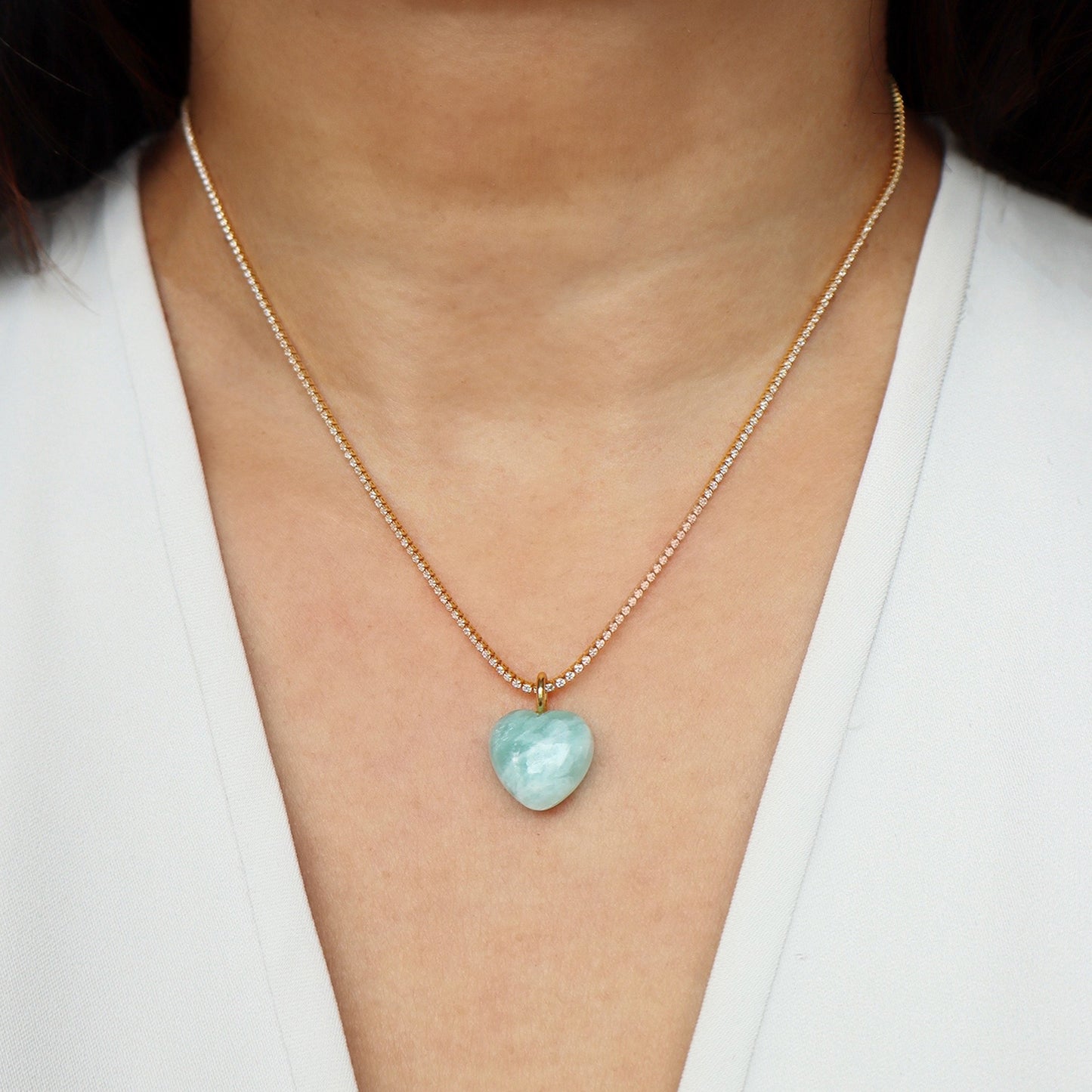 Sweetheart Amazonite Moyo Necklace