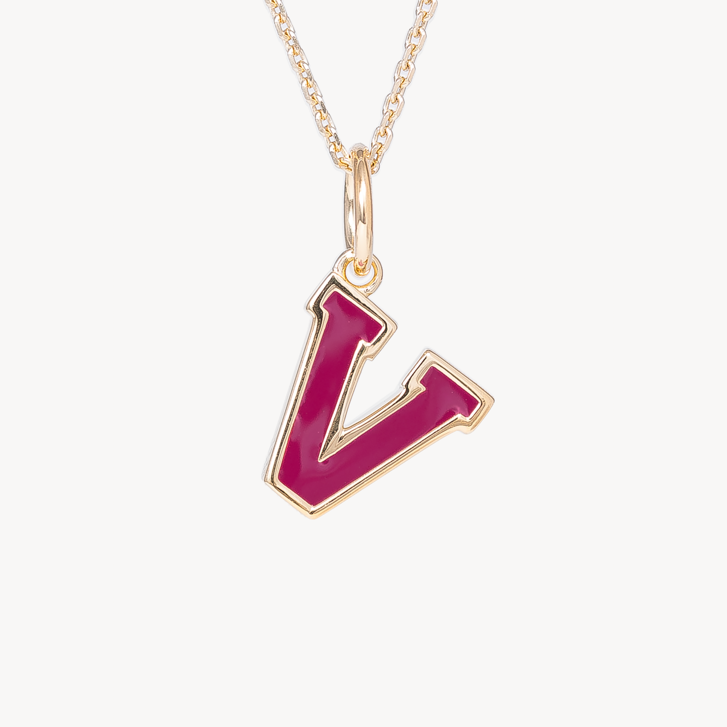 Verona Letterman Necklace