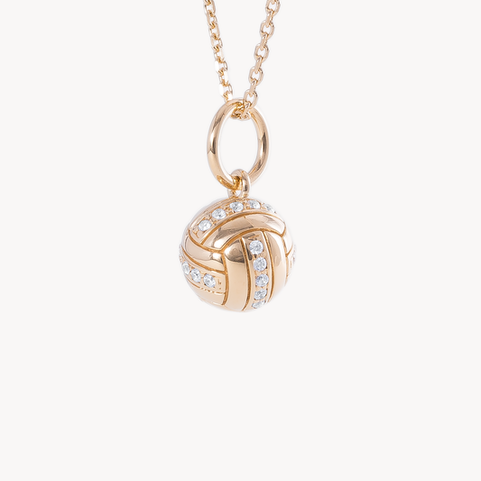 Maverick Volleyball Charm Necklace