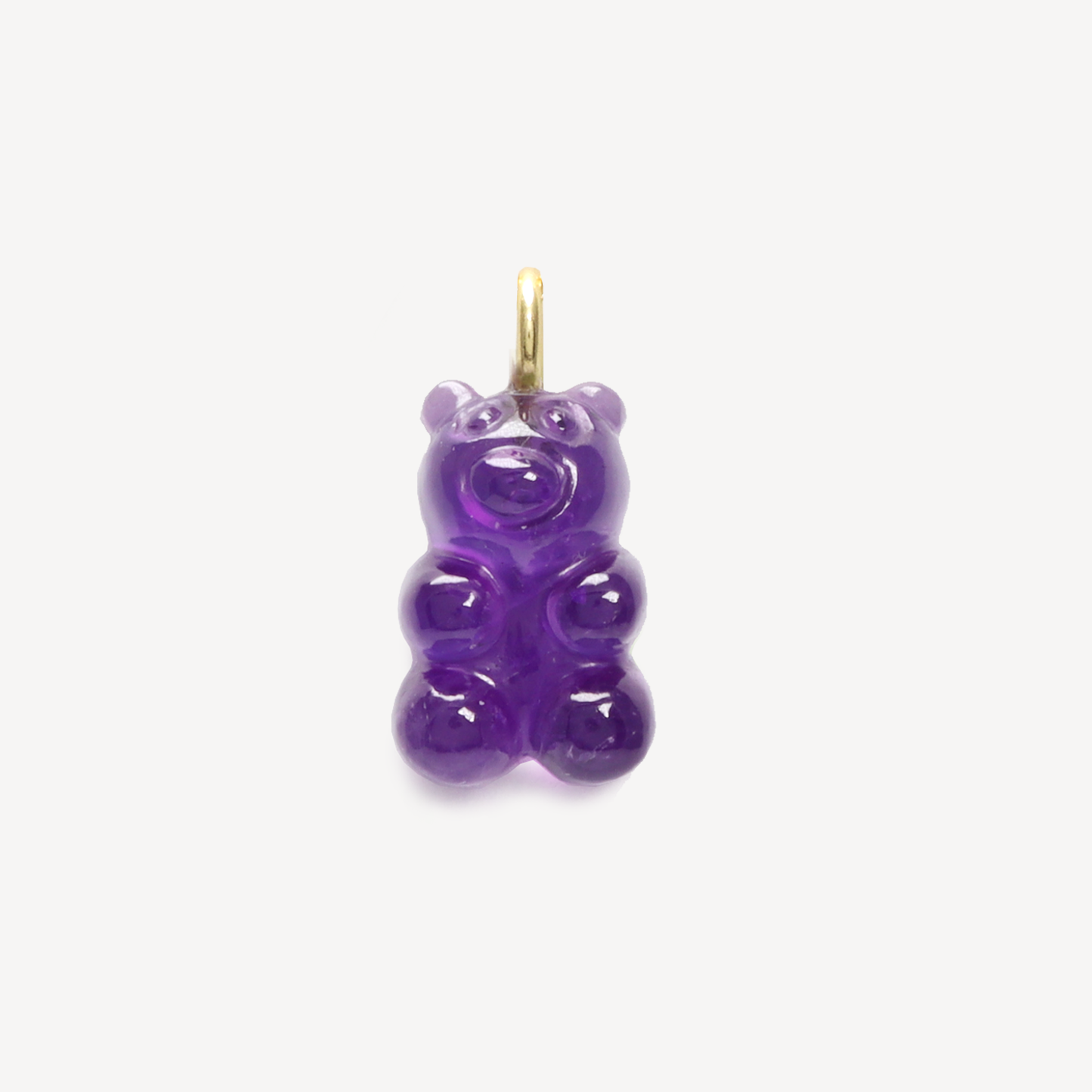 Gemstone Gummy Bear Pendants (No Chain)