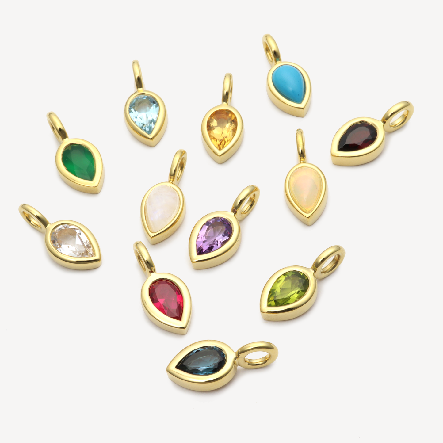 Birthstone Charm (No Chain)