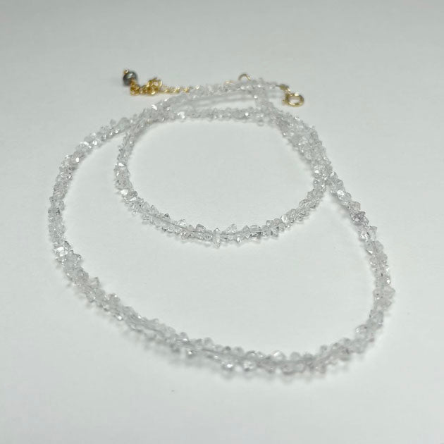Clear Herkimer Multi Necklace