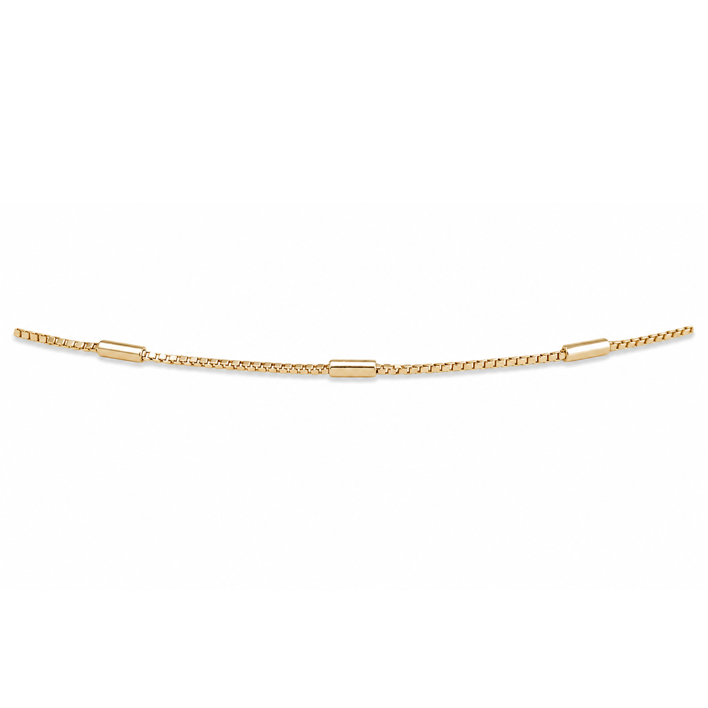 Dot Matrix Bar Station Necklace