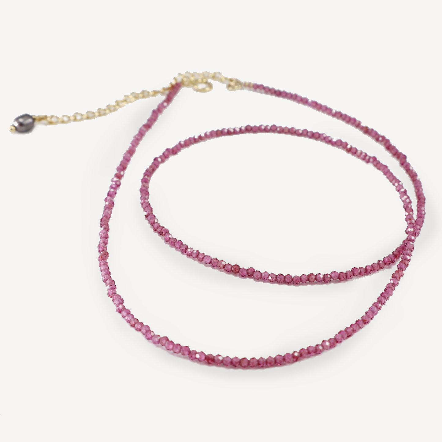 Delicate Garnet Necklace