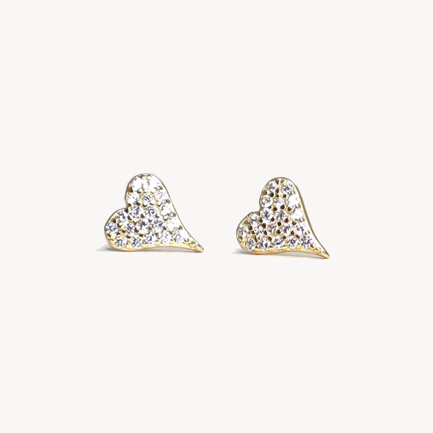Heart and Soul Pave Studs