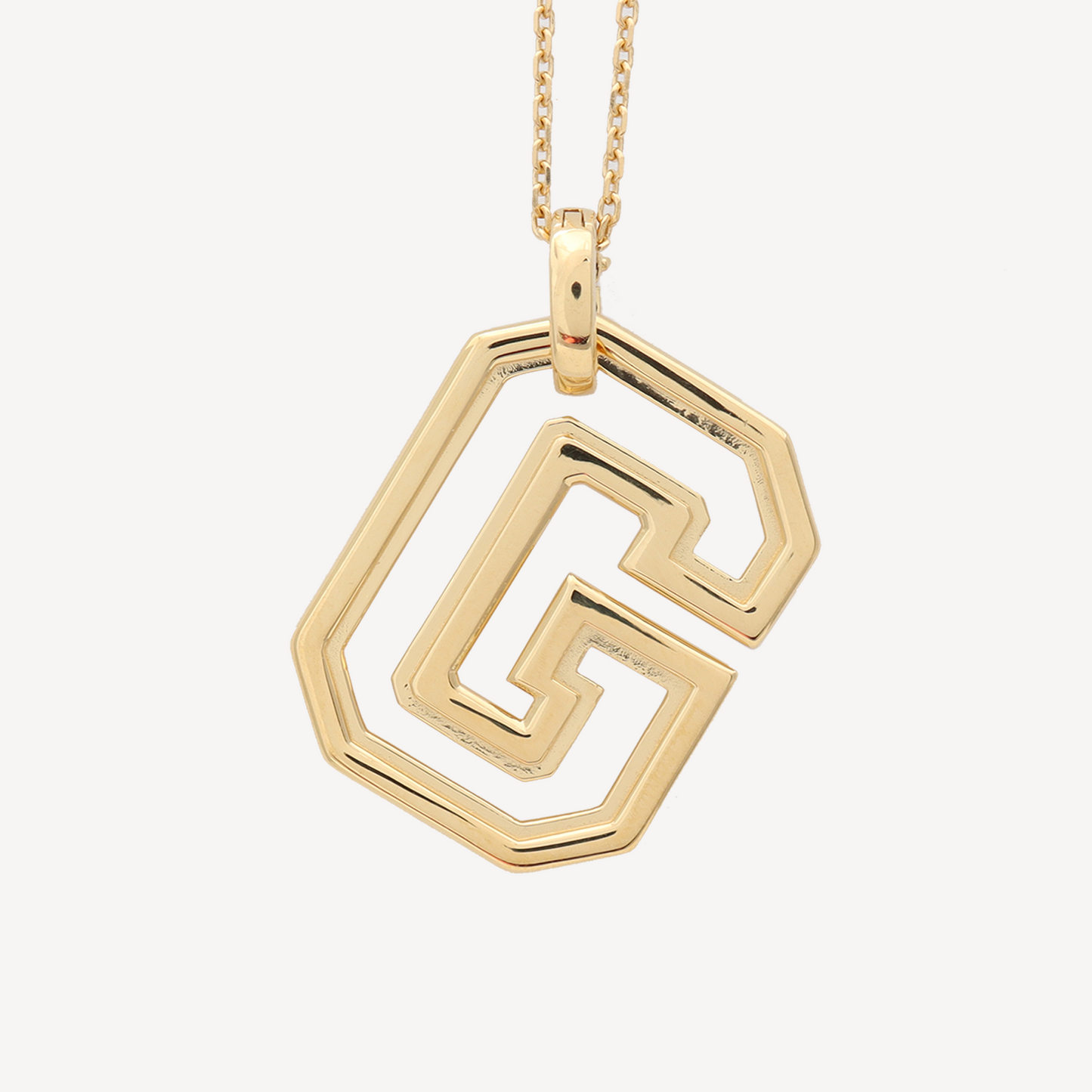 Oversized Letterman Necklace