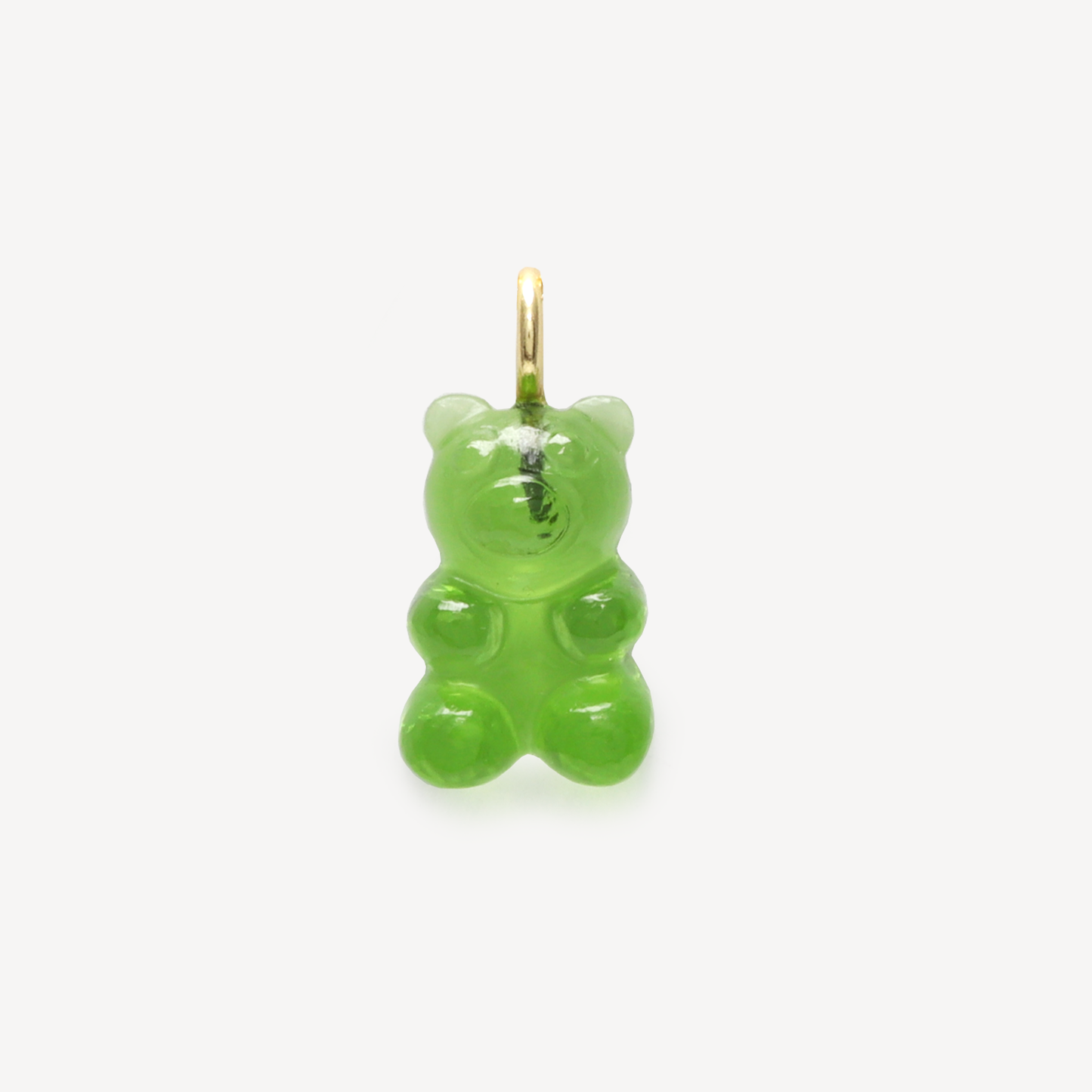 Gemstone Gummy Bear Pendants (No Chain)