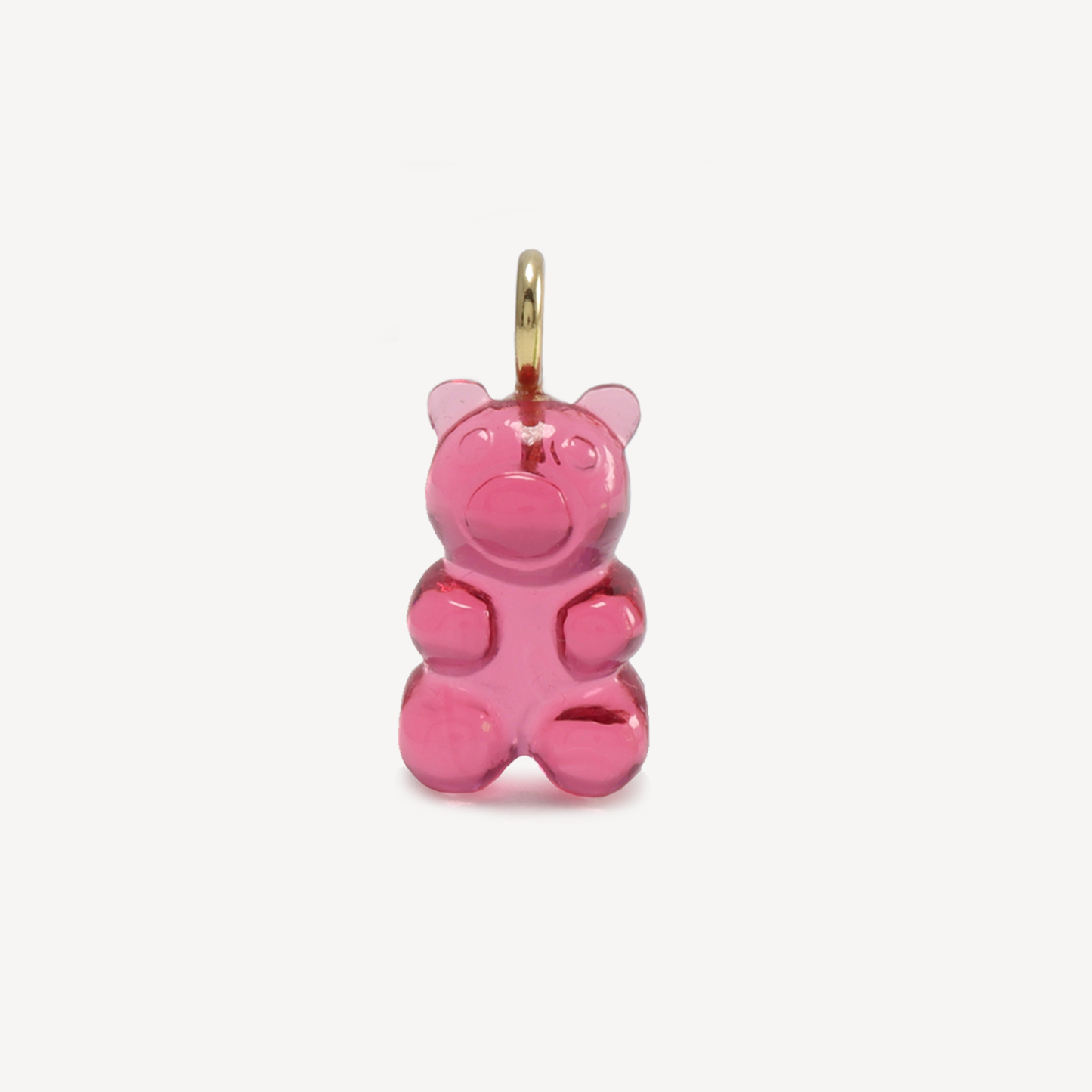 Gemstone Gummy Bear Pendants (No Chain)