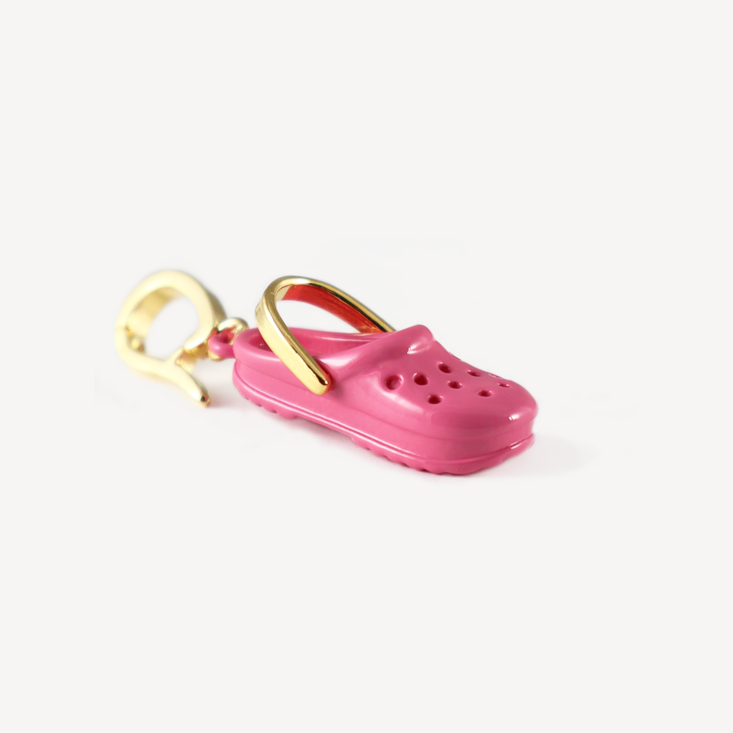 Pink Croc Charm