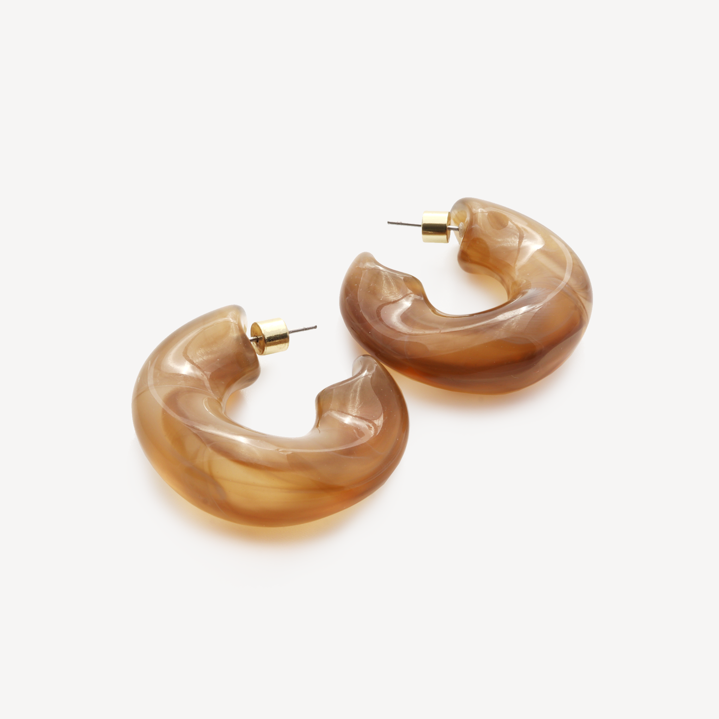 Tortoise Rena Resin Hoops