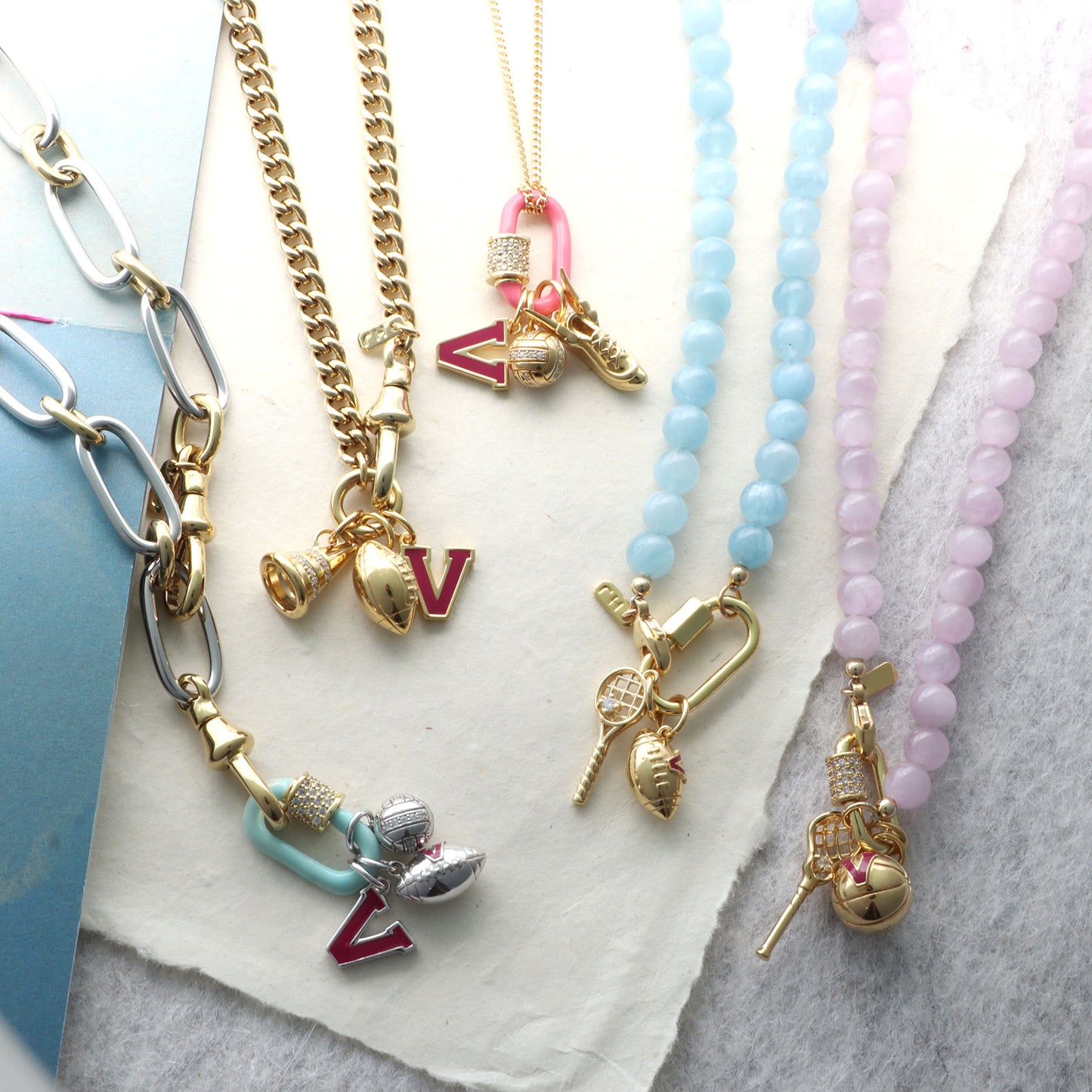 Kunzite Beaded Necklace