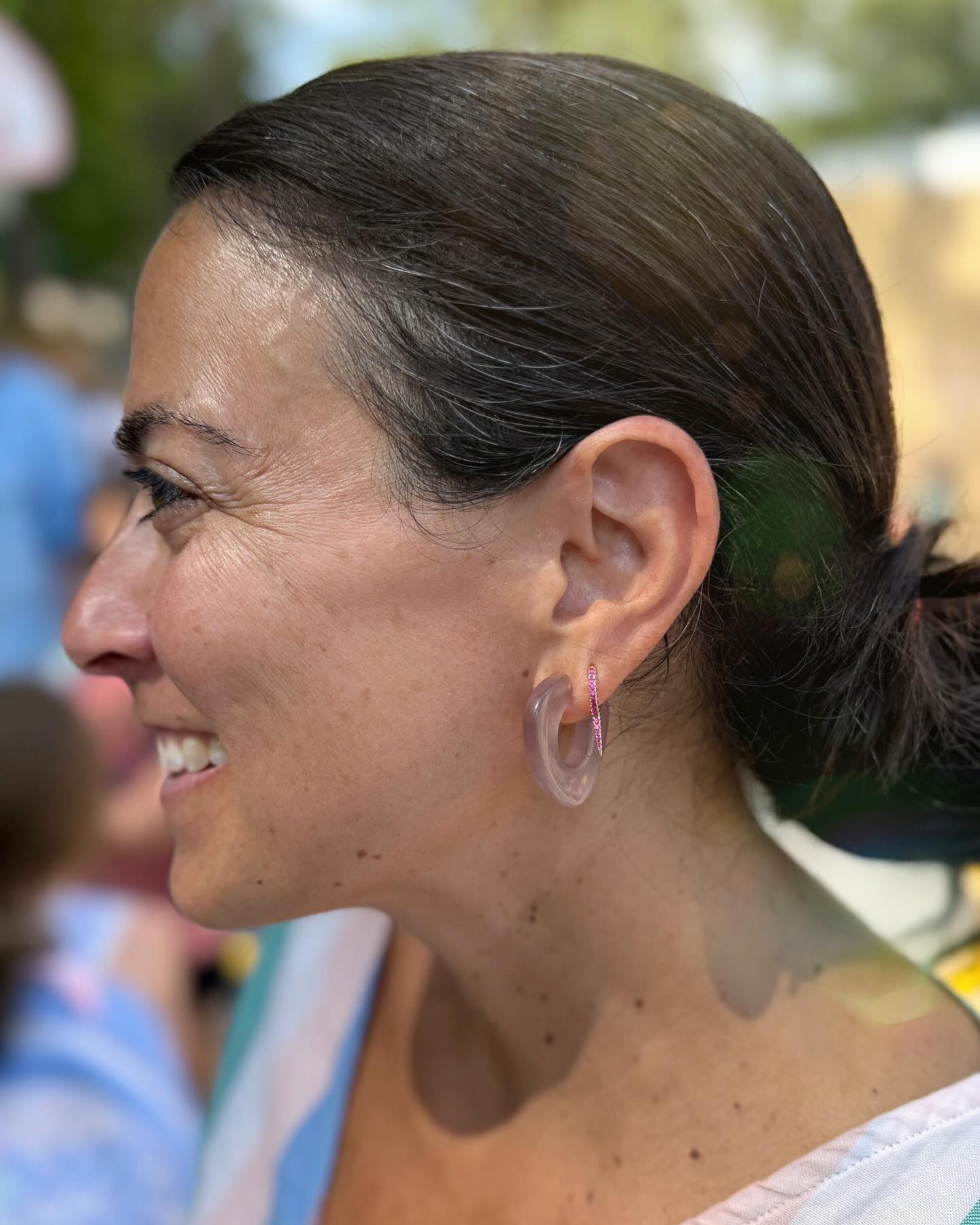 Pink Pave Sheila Huggies