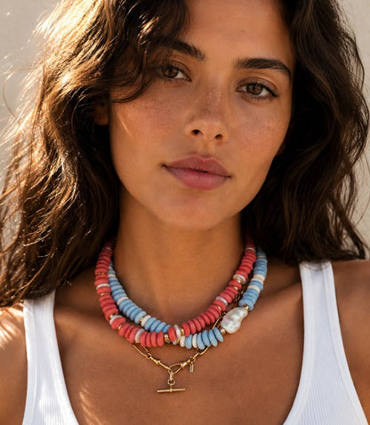 Brick Red Solana Necklace