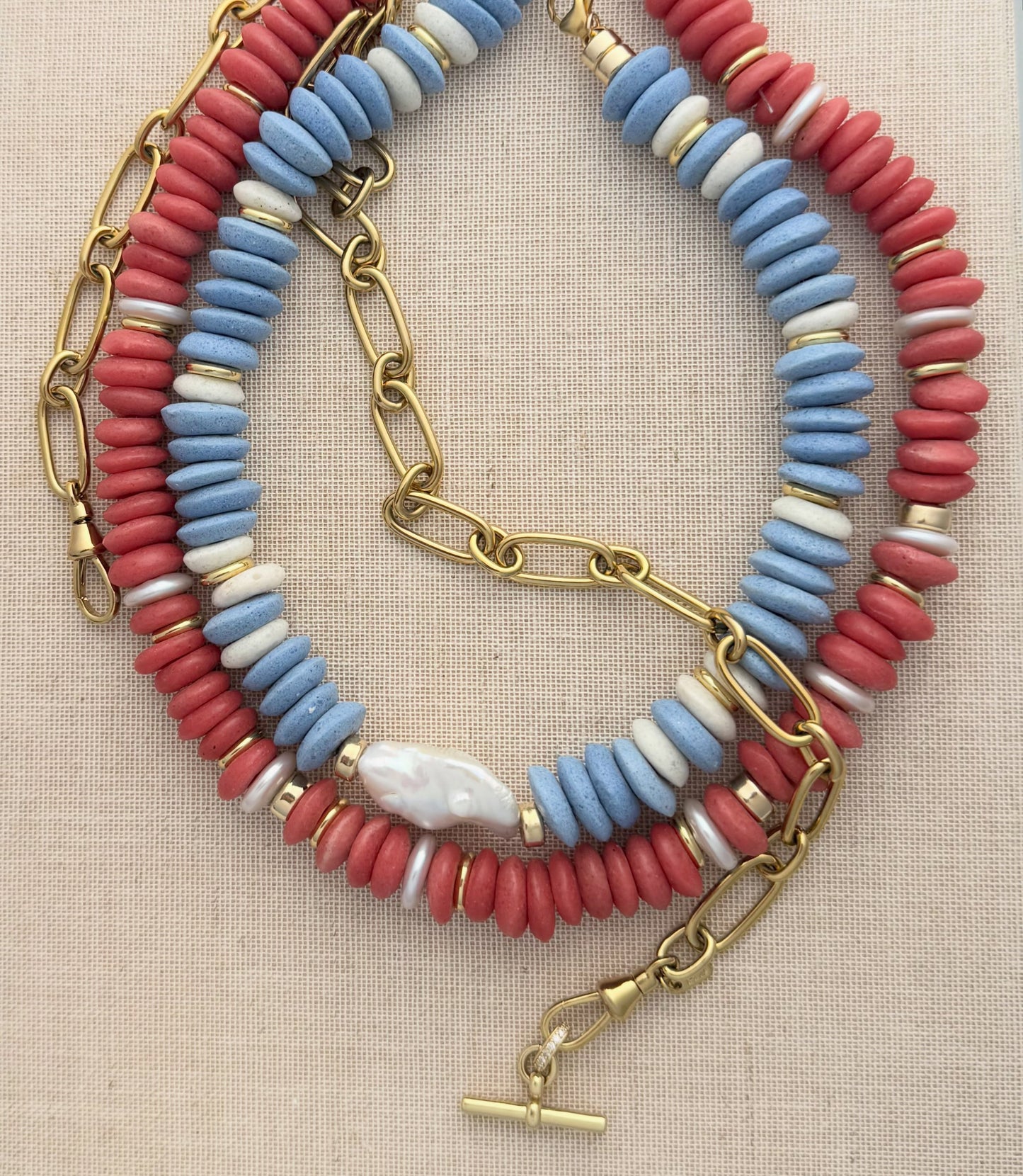Brick Red Solana Necklace