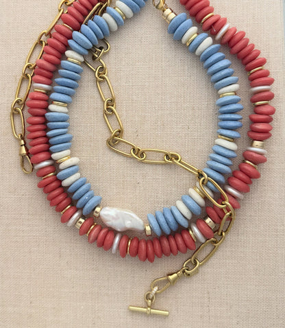 Brick Red Solana Necklace