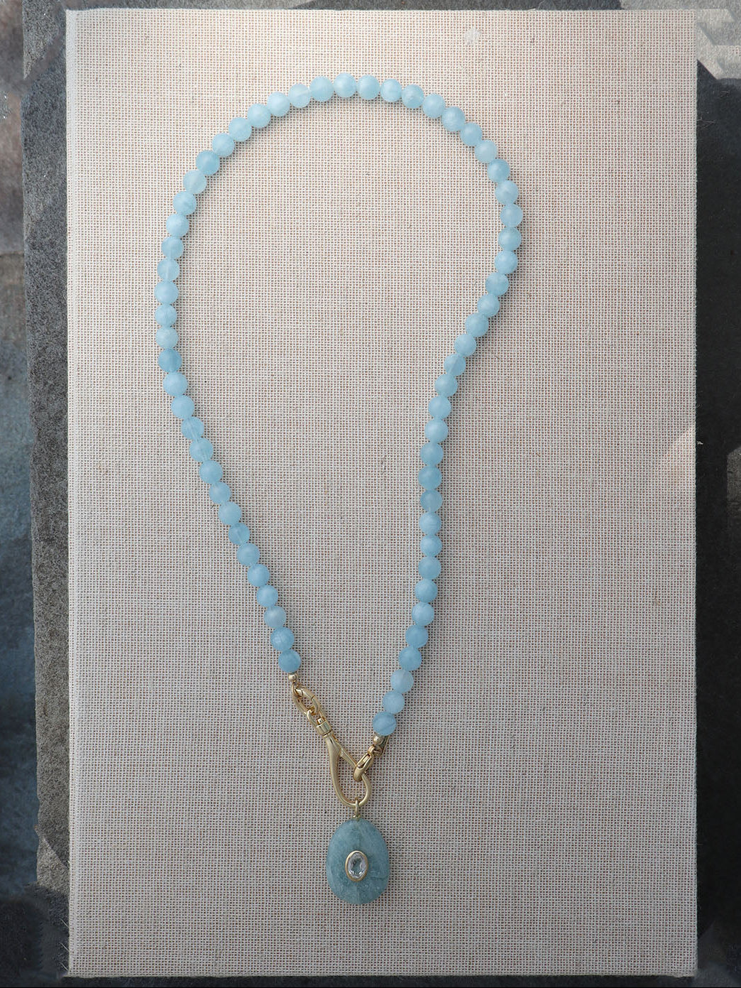 Jolie Aquamarine Necklace