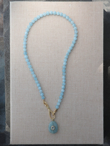Jolie Aquamarine Necklace