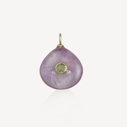 Medium Amie Amethyst Pendant