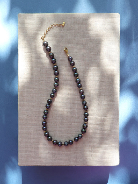 Mara Black Pearl Necklace