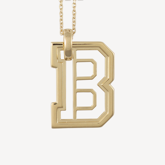 Oversized B Pendant