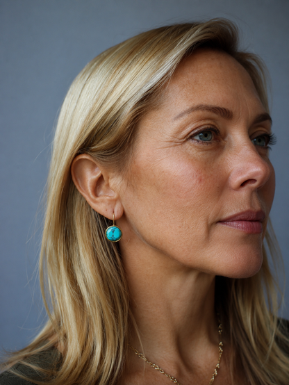 Turquoise Parsons Drop Earrings