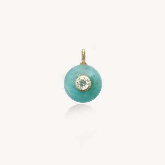 Small Cherie Amazonite Quartz Pendant (No Chain)