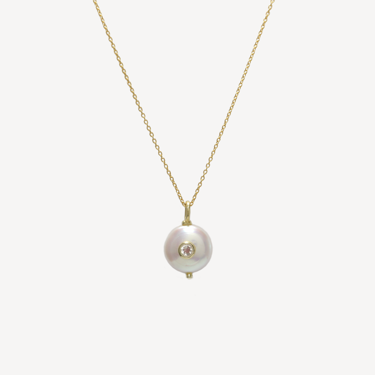 Cherie Mini Round Pearl Necklace