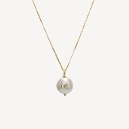 Cherie Mini Round Pearl Necklace