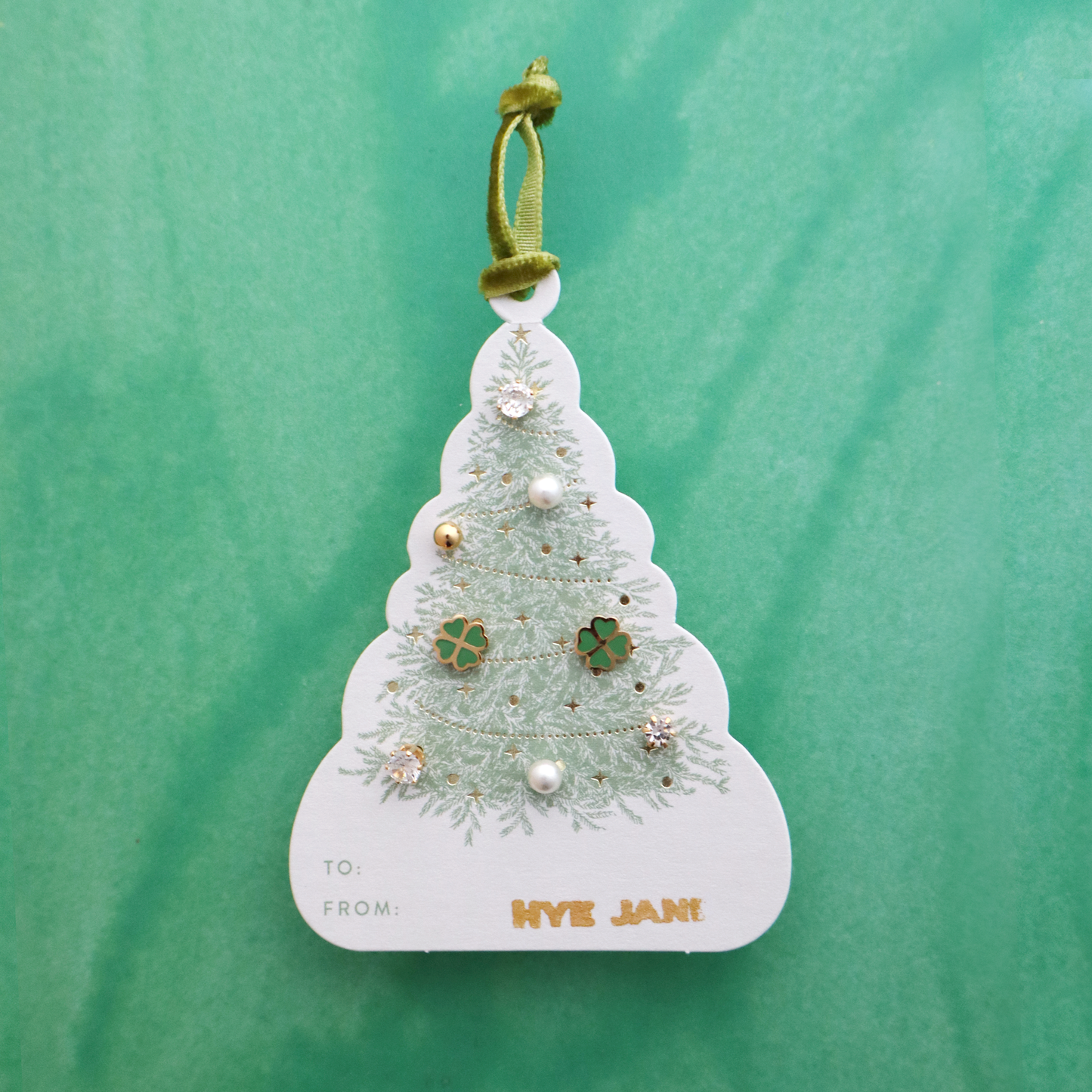 Holiday 4-Pack Clover Stud Set