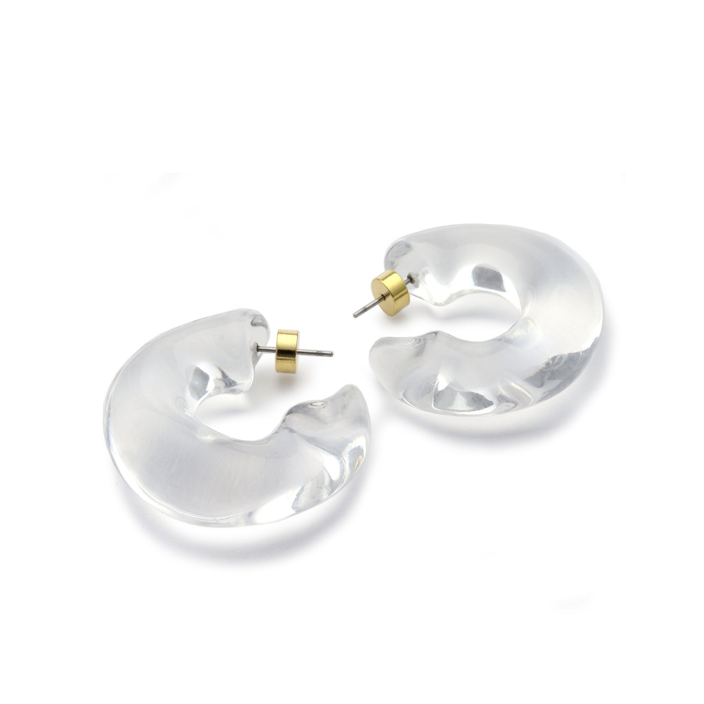 Clear Rena Resin Hoops