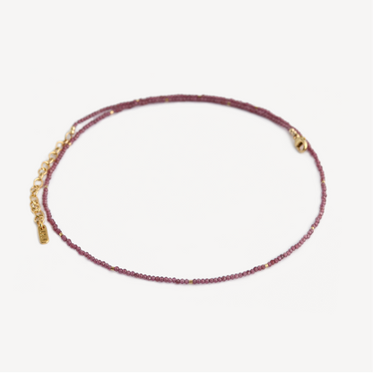 Delicate Garnet Necklace