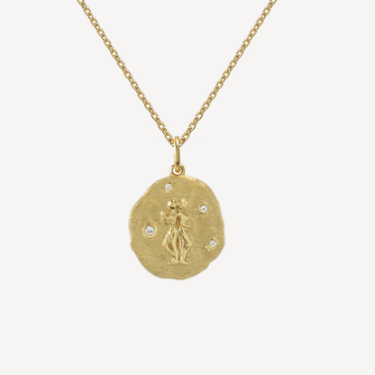 Gemini Zodiac Pendant Necklace