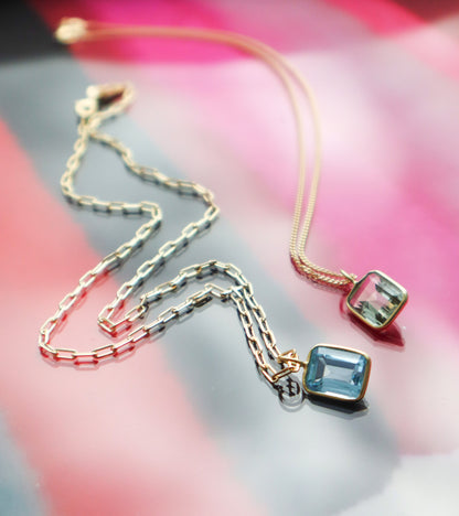 Gemma Green Amethyst Pendant