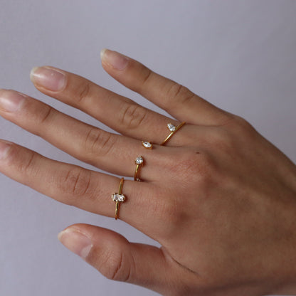 Pear Stacking Ring