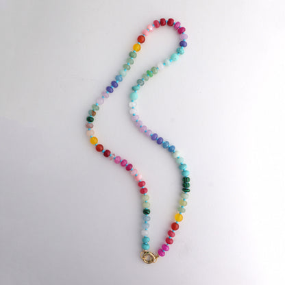 Brite Rainbow Gemstone Necklace