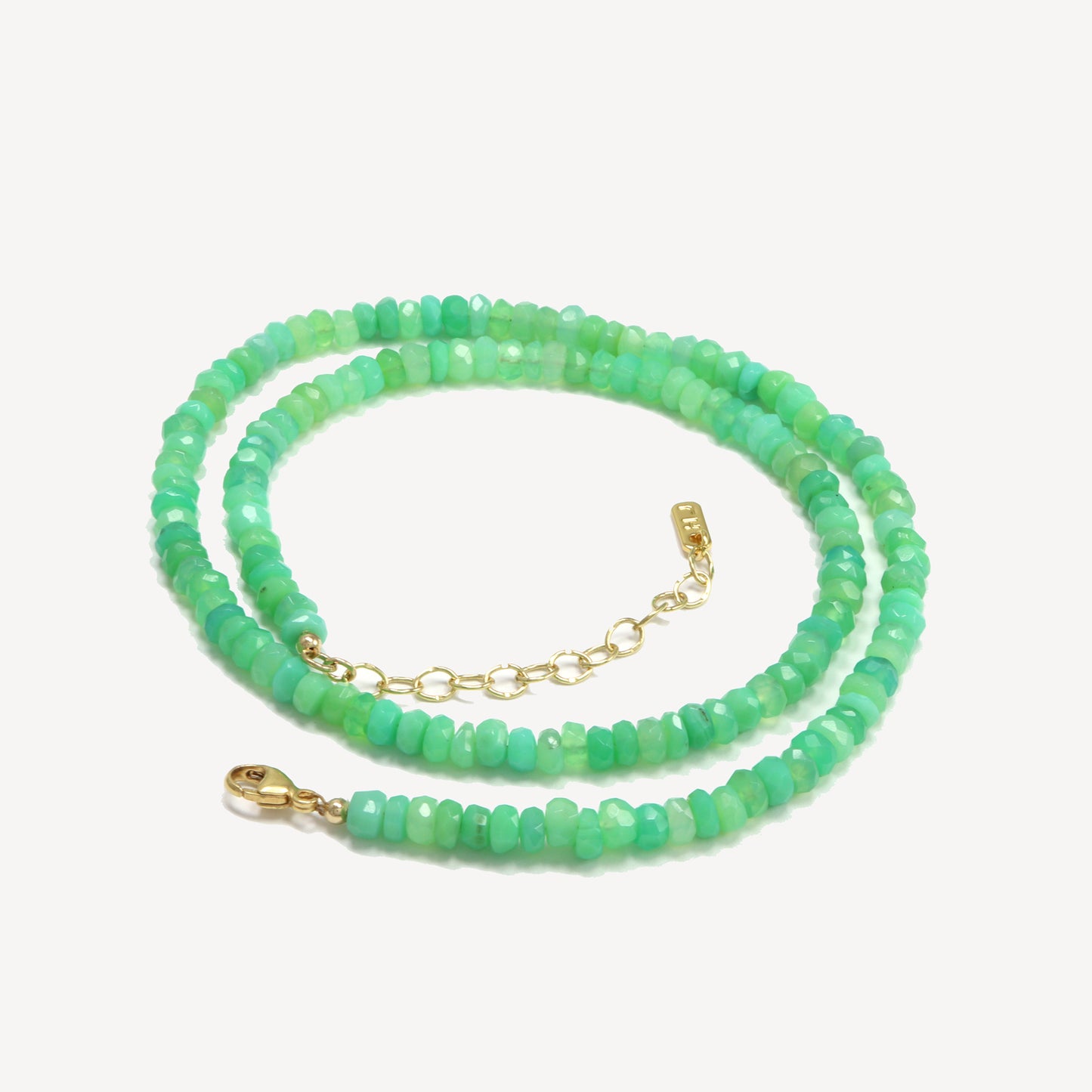 Chrysoprase Gemstone Necklace