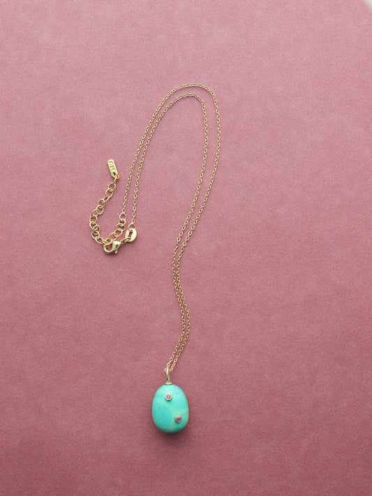 Larimar Pietra Necklace