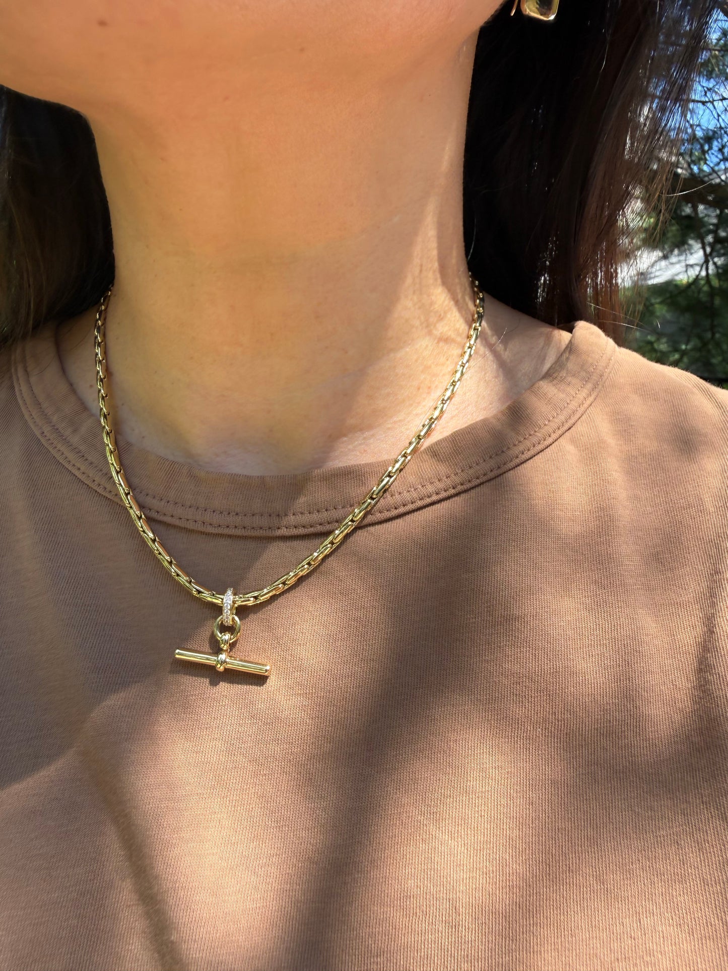 Mini Maren T-Bar Necklace