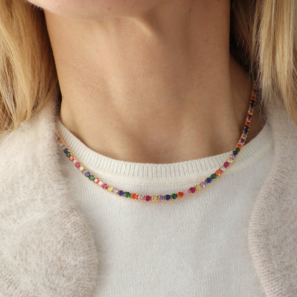 Rainbow Parker Necklace