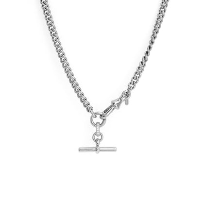 Jett T-Bar Chain Necklace 17.5"